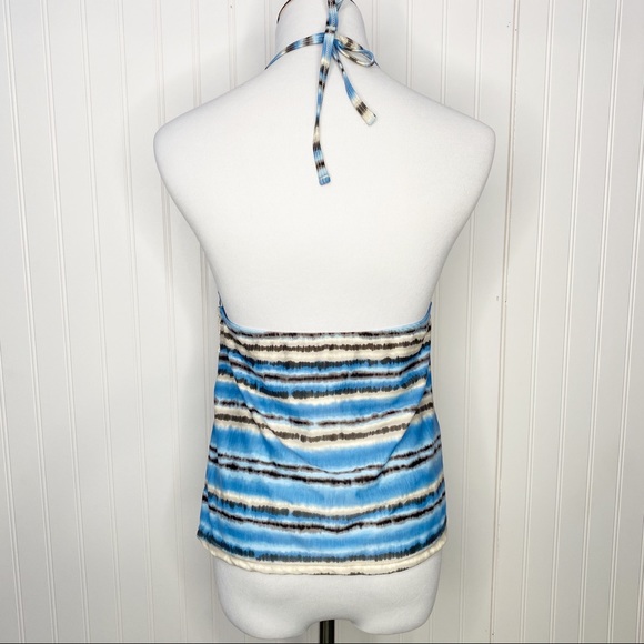 MAGIC BRA Tie Dye & Crochet Swimsuit Halter Top L - Picture 5 of 11